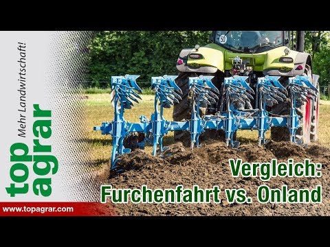 In-furrow ploughing or on-land ploughing: Which is better?
