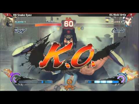 USFIV - Snake Eyez [Zangief] x Ricki Ortiz [Chunli] - TFC 2015