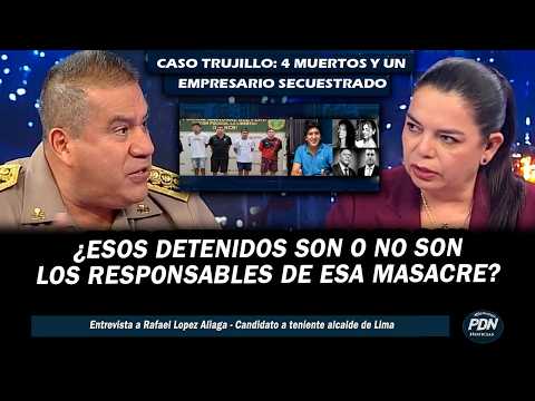 GENERAL OSCAR ARRIOLA RESPONDE SOBRE CRIMEN EN TRUJILLO ¿LOS DETENIDOS SON LOS RESPONSABLES?