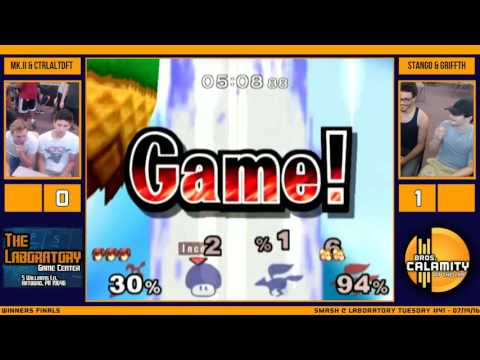 S@LT #41   Griffth & Stango vs Mk II & CtrlAltDefeat   Winners Finals   Melee Doubles