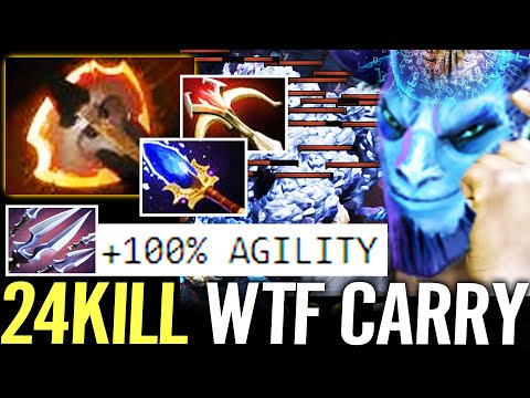 🔥 RIKI CARRY IS BACK — FURY + Aghanim 100% Agility Bonus IMBA 24Kills Tricks of the Trade Dota 2 Pro