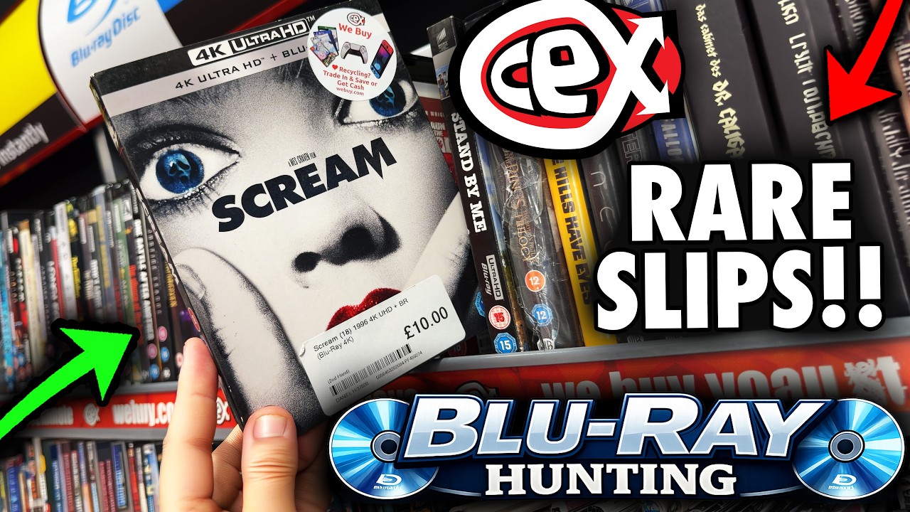 Blu-ray Hunting - RARE 4K SLIPCOVERS AT CEX & SOME STEELBOOKS ON THE SHELF!!!