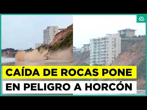 ¿Es seguro construir? Derrumbe tras sismo genera alarma en playa Quirilluca en Horcón