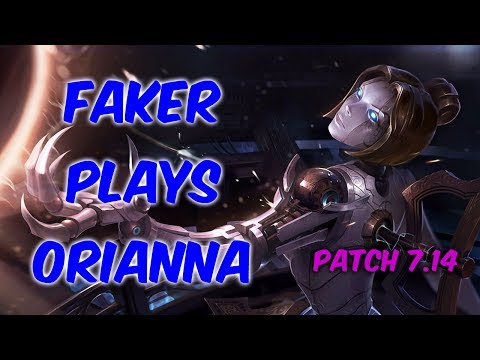 When Faker Plays Orianna! - Faker as Orianna  vs Lucian Mid -  S7 Ranked | Patch 7.14