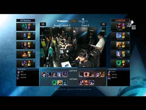 KT vs CJ Game 3 Highlights (Champions Korea Summer 2015)