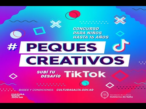 Cultura lanza “Peques Creativos”, un encuentro por Tik Tok con los más chicos
