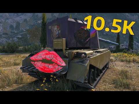 FV4005 Stage II • 10.6K Damage - Great battle • WoT Gameplay