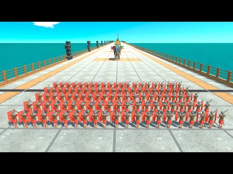 100 Ancient Humans vs Bosses - Animal Revolt Battle Simulator