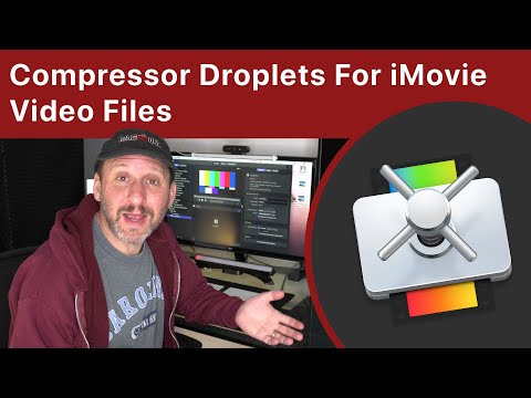 Creating Droplets From Compressor To Compress iMovie Video Files