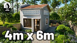 Tiny House 4x6m with plans | Best Small Home Design You'll Love