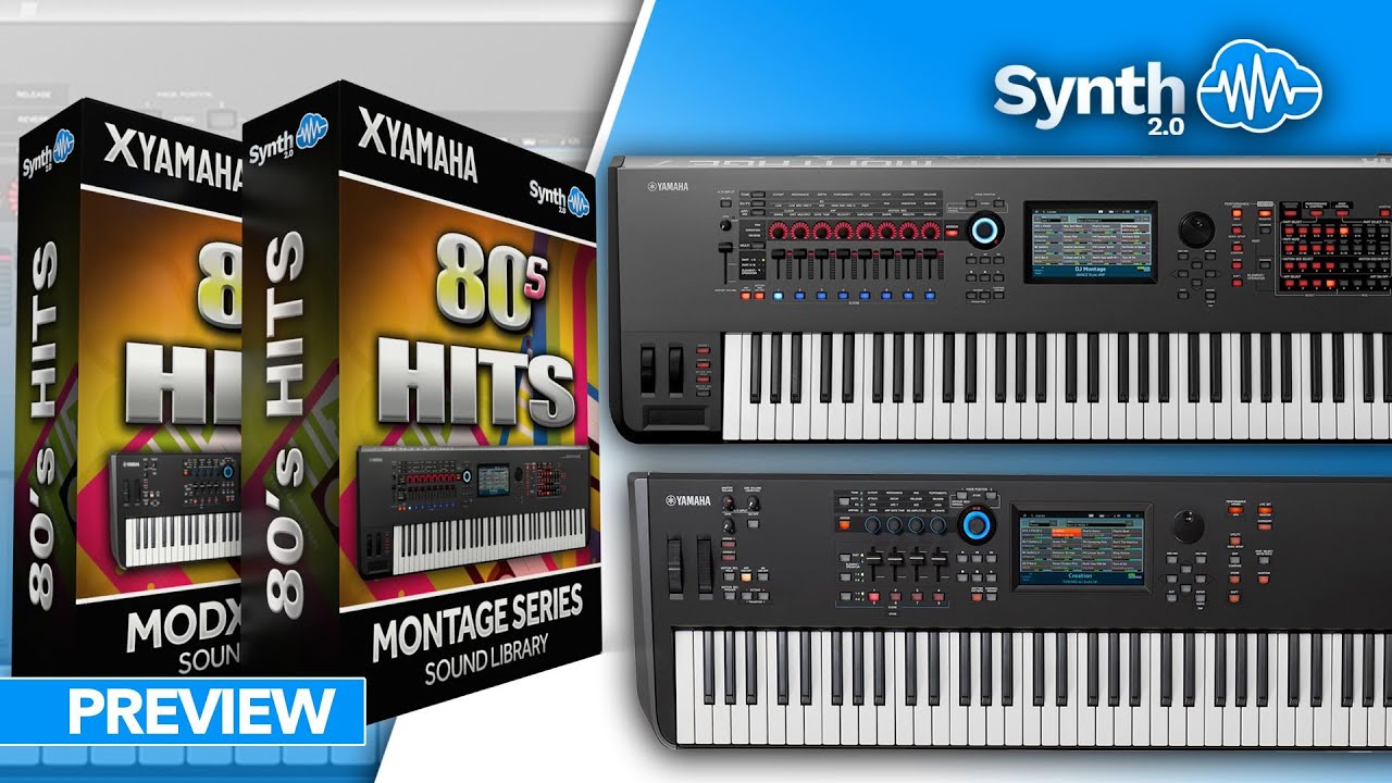 SJL001 - 80's Hits - Yamaha MONTAGE / M ( 42 presets ) Video Preview