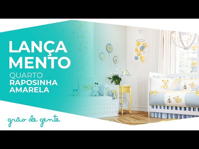 Quarto de Bebê Raposa - Grão de Gente