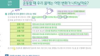 [초등과학 6-2 무료강의] 4. 우리 몸의 구조와 기능 ⑦ 운동할 때 우리 몸에는 어떤 변화가 나타날까요?