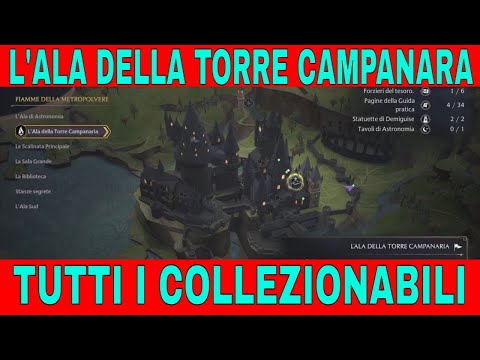 Hogwarts Legacy L'Ala della Torre Campanara Tutti i collezionabili
