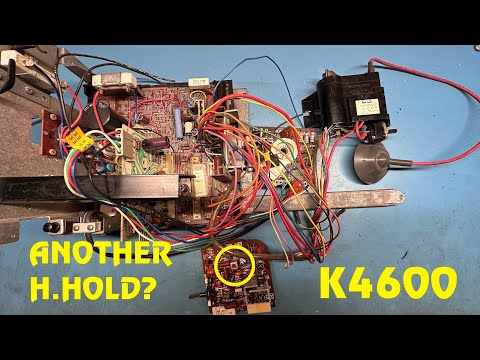 19" K4600 Arcade Monitor Repair - Horizontal Hold Not Locking On - Easy And Quick Fix!