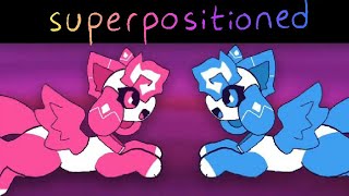 Cover art for kittydog - superposition 🌌 [ animation mv + positive vent song ] 💗💜💙