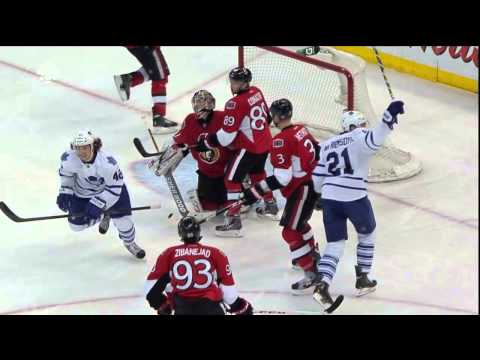 van Riemsdyk's Goal - Leafs 1 vs Sens 0 - Apr 20th 2013 (HD)