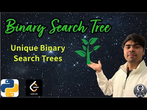 Leetcode 96 Unique Binary Search Trees Python Solution Explained Algoyogi