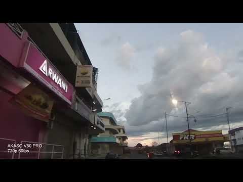 Drive Around Keningau Dashcam 2025 PART 15 - Akaso V50 PRO 720p 60fps