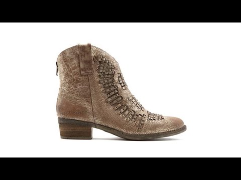 Sheryl Crow Foe Distressed Leather Bootie