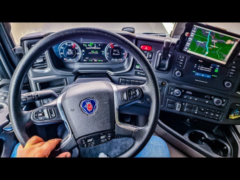 Driving Scania G 410 through Germany! Bayerischen Wald!