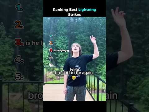 Ranking Best Lightning Strikes⚡️