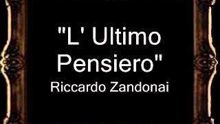 L' Ultimo Pensiero - Riccardo Zandonai [IT]