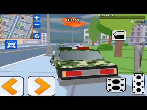 Blocky Army City Rush Racer Video