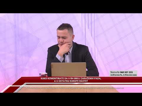 TV REPLIKA 18.01.2021. - KAKO KOMENTIRATE DA U RH BROJ ZARAŽENIH PADA, A U OSTATKU EUROPE RASTE?
