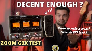 Video thumbnail for ZOOM G3X : does it sound good ? | Quick preset test | Clean to Lead tone ! by Johan Joos Laur