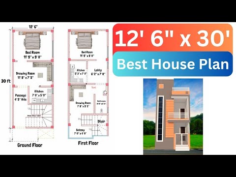 15x30 House Design 15x30 House Plan 15x30 ghar ka naksha 15x30 house plan 3d 3D house Plans