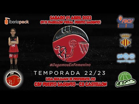 Videohighlights Benjamín Iberiapack CBF Puerto Sagunto - Cb Castellón (LIGA J10 22-23)