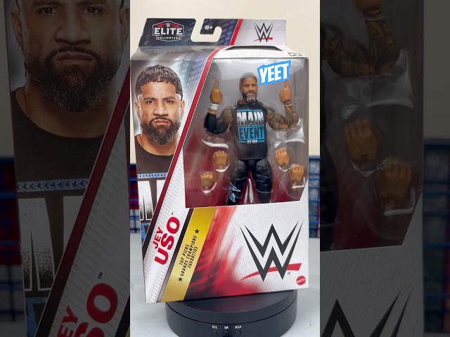 Vídeo relacionado con WWE Jey Uso Yeet Mattel Main Event Top Picks Series 2025 - Figura de acción de Lucha Libre