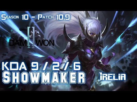DWG Showmaker IRELIA vs JAYCE Top - Patch 10.9 KR Ranked