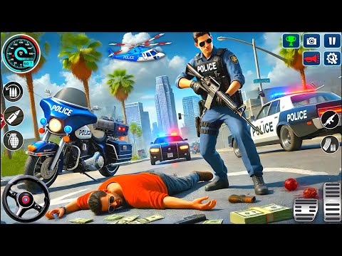 Police Car Chase Simulator 3D  Police Game 🚓 – Real City Cop Pursuit Gameplay (Android Game)