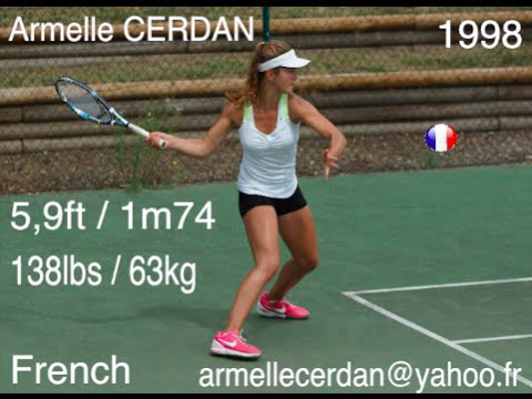 Armelle Cerdan Tennis Recruiting USA Academy FALL 2016