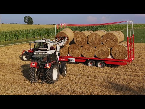 Stroh bergen | Steyr 9095 MT | Steyr 9086 | Steyr 968 | HMR TW 1480 |