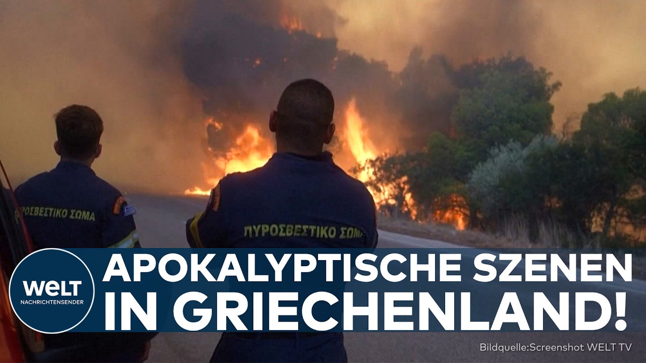 EUROPA IN FLAMMEN: Feuerwalze verwüstet Griechenland – neue Brände in Frankreich!