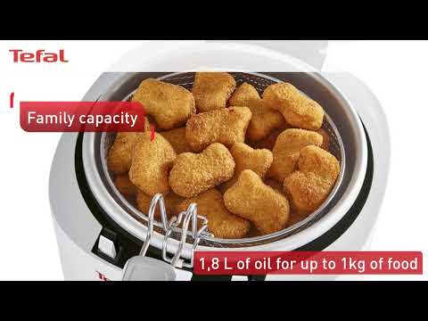 Tefal Uno FF2031 gruzdintuvė Vienas Balta video