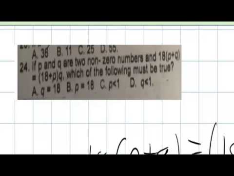 Jamb 2010 Mathematics Complete 50 Questions Solved