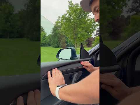 \ud83d\udd25\ud83d\udd25 Adding Alcantara to a Tesla Model 3 and Y \ud83d\udd25\ud83d\udd25 #teslaaccessories #tesla #modely #model3