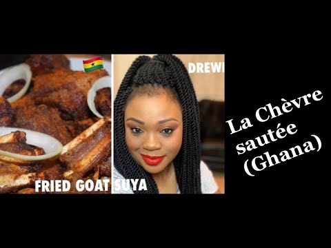 Pan-fried goat meat Ghana/Nigeria style