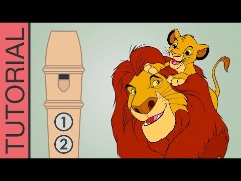 Hakuna Matata (The Lion King 🦁) - Recorder Flute Tutorial