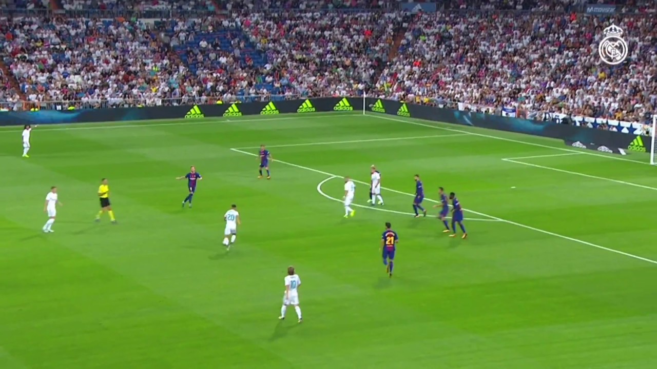 MARCO ASENSIO GOAL | Real Madrid 2-0 Barcelona (Spanish Super Cup 2017) - YouTube