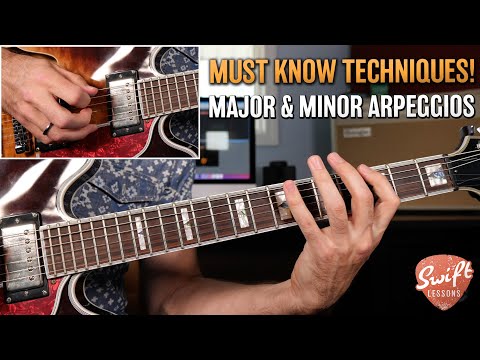 How to Play Arpeggios on Guitar - Major & Minor Theory + Exercises!