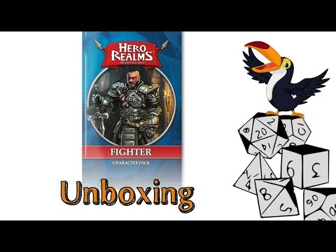 Hero Realms Fighter Character Pack Unboxing