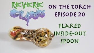 How to Blow a Glass Pipe (Inside-out, Flare Method) || REVERE GLASS ||