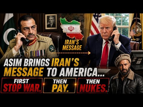 ASIM BRINGS AMERICA IRAN'S MESSAGE: FIRST PEACE, THEN PAYMENT, THEN NUKES