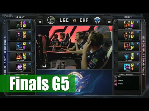 Chiefs vs Legacy | Game 5 Grand Finals OPL Spring 2016 | CHF vs LGC G5