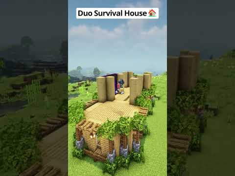 Minecraft Duo Survival House🏠 #shorts
